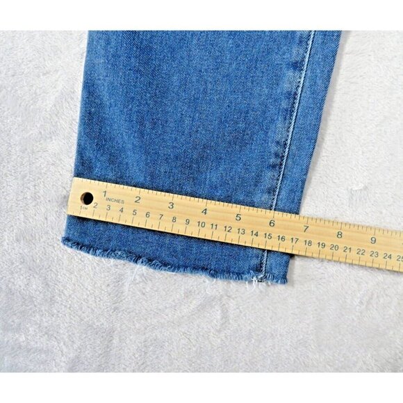 Paige Brigitte Women's Jeans Sz 29 Casual Preppy Straight Leg Medium Wash Demin - Picture 6 of 9